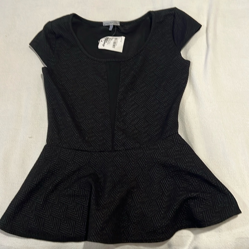 NWT Charlotte Russe black cute top